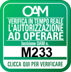 Badge iscrizione OAM n. M233 — 24 Finance